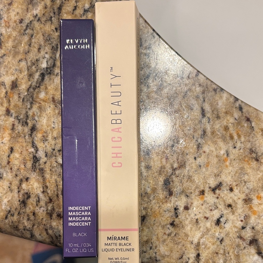 Kevyn Aucoin Indecent Mascara - Black and Chica Beauty Liquid Eyeliner